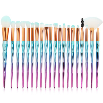 

Foundation Powder Concealer Contour Brushes Make Up 20 Pieceskits Cosmetis Makeup Nylon Hair Brush Set