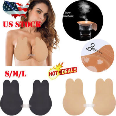 

New Women Invisible Silicone Breast Pads Boob Lift Tape Bra Nipple Cover Sticker