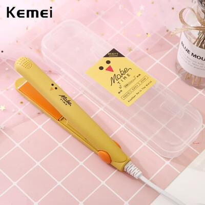 

Mini Steam flat Hair iron hair straightener Curler Straightening steampod Cute Professional Curling Hair irons