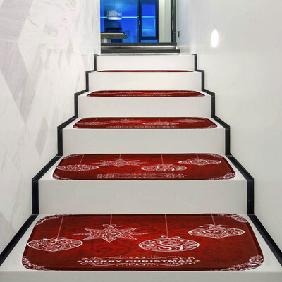 

Tailored Christmas Decoration 1Set StepBasic Non-Slip Coral Fleece Resistant Carpet Stair