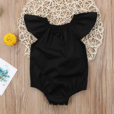 

Cute And Beautiful Toddler Baby Girls Summer Solid Printed Romper Jumpsuit Outfits Clothes