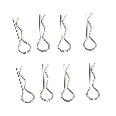 

8Pcs 110 116 Stainless Steel Body Clips Pins For HPI HSP RC Car Racing Shell Replacement Parts