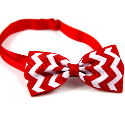 

Cute Christmas Pet Supplies Handmade Ribbon Dog Bow Ties Cat Neck Tie Dog Accessories