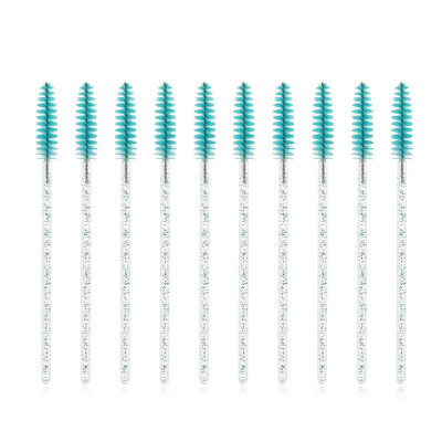 

50pcs Disposable Eyelash Brush Kit Nylon Bristles Plastic Handle Cosmetic Brush Makeup Tools