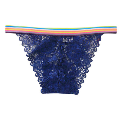 

Lace Lady Panties Low-Rise Womens Sexy Seamless Cotton Breathable Hollow Briefs Solid Candy Color Girl Underwear