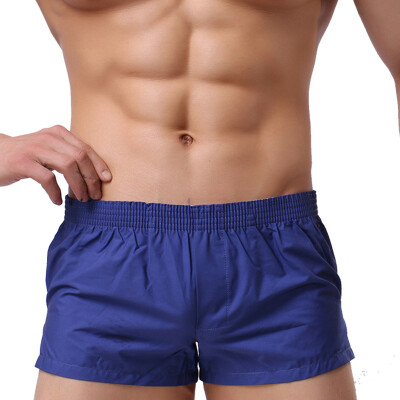 

Mens Elastic Mid Waist Sexy Boxer Briefs Trunks Shorts Breathable Underpants