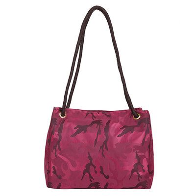

Fashion Camouflage Print Women Zipper Large Capacity Shoulder Bag Tote Handbag