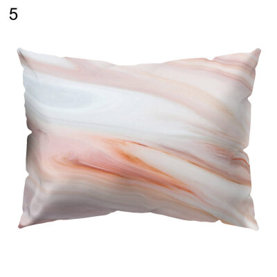

Irregular Stripe Pillow Case Sofa Waist Throw Cushion Cover Home Office Decor