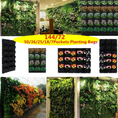 

Wall Hanging Planting Bags Green Grow Bag Planter Vertical Garden Vegetable