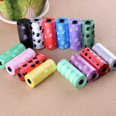 

150pcs Degradable Waste Poop Bags Dog Cat Clean Up Refill Garbage Bag