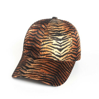 

Mens Womens Baseball Cap Adjustable Leopard Snapback Sport Hip-Hop Sun Hat