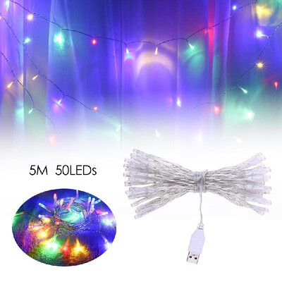 

Fairy Lamp USB 50LEDs Ball String Light Decorative Lights for Christmas Wedding Home