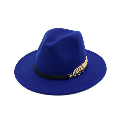 

Vintage Felt Hat Mens Womens Wide Brim Fedora Hat Trilby Jazz Gangster Cap