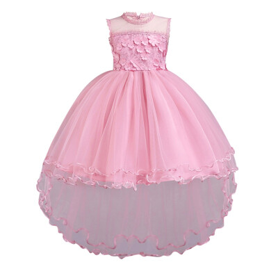 

Lace Baby Dresses Girls Kids Evening Party Dresses For Birthday Christmas Gift Toddler Girl Clothes Age Size 2-14 Years