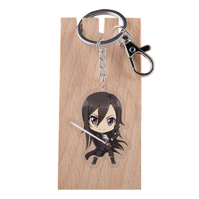 

HOT Anime Sword Art Online Kirito Sword with Sheath Keychain Keyring Pendant