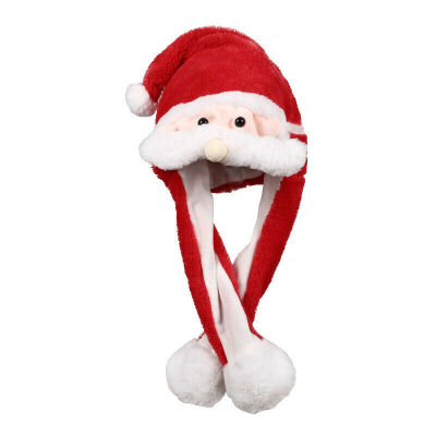 

Prick-eared Movable Santa Claus Elk Ears Hat Doll Toy Christmas Halloween Gift