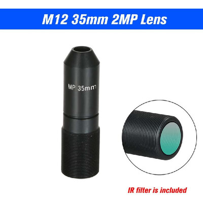 

HD 20 Megapixel 35mm Pinhole Lens without IR Filter for Action Cameras M12 Mount Image Format 127" Aperture F16 Viewing Angle