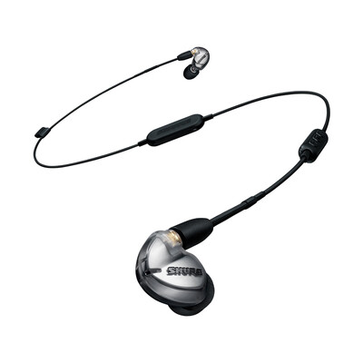 

Shure Shure SE425-VBT1 dual unit moving iron in-ear headphones high resolution soundproof headphones wireless Bluetooth headset sports headphones carbon silver