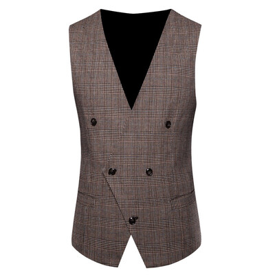 

Toponeto Mens Fashion Business Casual Wedding Waistcoat Tops Vest Jacket Top Coat
