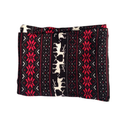 

New Christmas Coffee Snowflake Fawn Print Cropped Pants Female Elastic Slim Leggings Colorful Deer
