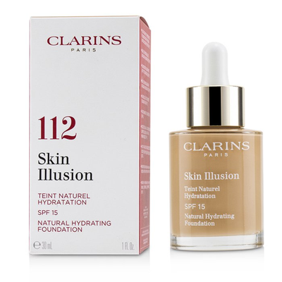 

CLARINS - Skin Illusion Natural Hydrating Foundation SPF 15 112 Amber 30ml1oz