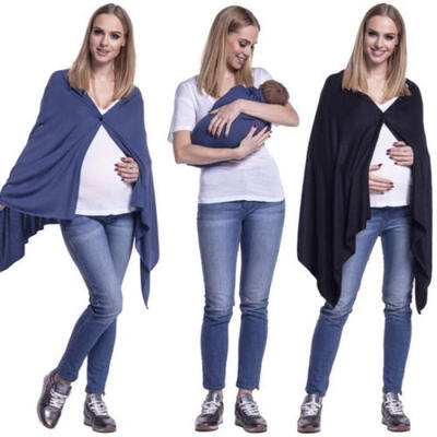 

New 2in1 Breastfeeding Baby Car Seat Canopy Cover Nursing Scarf Cover Up Apron Shawl
