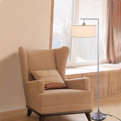 

Siaonvr LED Floor Lamp Tall Pole Lamp With Hanging Drum Shade For Living Room