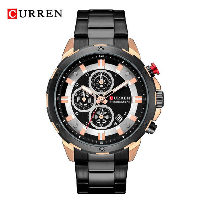 

Curren Men Watch Business Multifuntional Waterproof Watches Quartz Watch