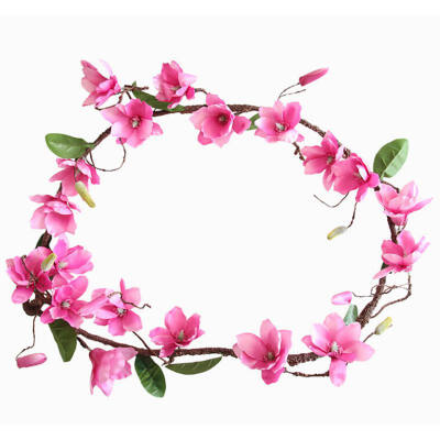 

Magnolia flower vine artificial flower rose flower rattan Rattan Wedding Arch decoration Vine Artificial flowers Home party