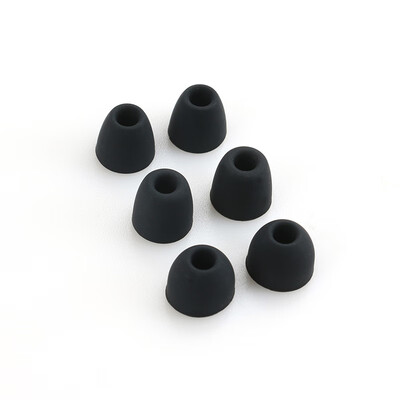 

Lanston silicone earplugs long version ear cap large medium&small three specifications two set black