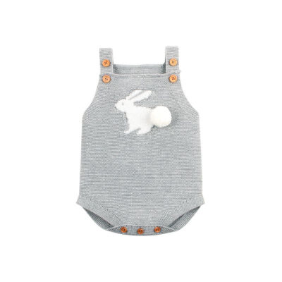 

Fashion Baby Clothes Autumn Infant Baby Girls Sleeveless Knitted Solid Rompers Kids Boys Jumpsuit Baby Girls Clothes