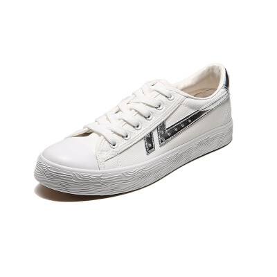 

white shoes canvas shoes student sneakers