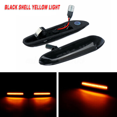 

2pcs Side Marker Lights Turn Signal Indicator LED Lamps For BMW E60 E82 E88 E90