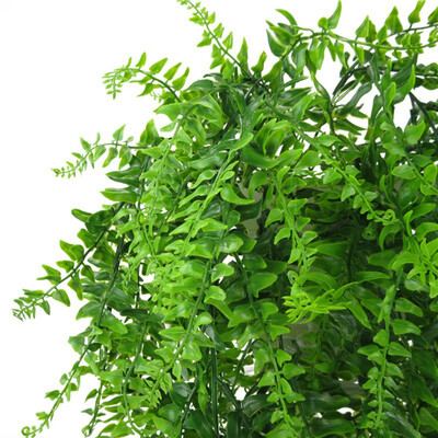 

1PC Plant Simulation Green Plant Vine Wall Decoration Plastic Artificial Leaves Wedding Garden Room Club Bar decor Fake Plant