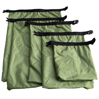 

5 pcs A Set Outdoor Swimming Waterproof Bag Camping Rafting Storage Dry Bag With Adjustable Strap Hook New