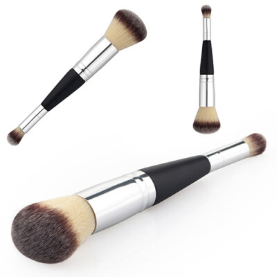 

Cosmetic Pro Double-End Wooden Handle Eyebrow Blush Brush Soft Makeup Brush