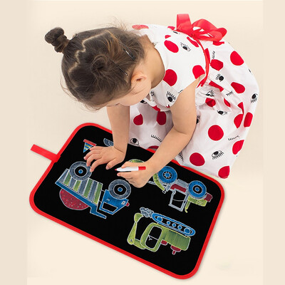 

〖Follure〗Portable Soft Graffiti Rewritable Drawing Animal Picture Book DIY Drawing Board
