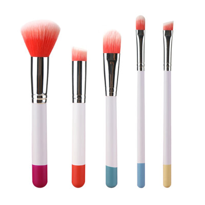 

5PCS Make Up Brush Foundation Eyebrow Eyeliner Blush Cosmetic Concealer Brushes Powder Brush Set Makeup Tool D