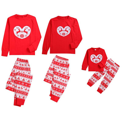 

Family Christmas Pajamas Set Cotton Cartoon Baby Boy Girl Clothes Family MotherFatherkid Matching Family Outfits Xmas Clothes