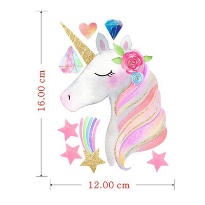 

Unicorn Stars Love Light Switch Computer Wall Stickers Home Decors UK Selling
