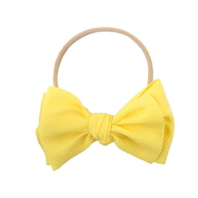 

Cute Baby Soft Hairband Bowknot Headwear Girl Hair Accessories Elastic Band