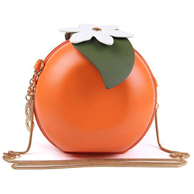 

Personality Orange Modeling Storage Bags Women Messenger Bag Sweet Crossbody storage Bag For Travel Data Cable charger Accessori