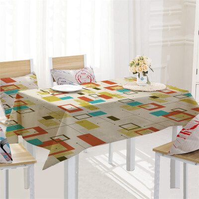 

Toponeto Creative Table Cloth Linen Tablecloth For Kitchen Decorative Dining Table Cover