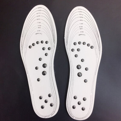 

1Pair Magnetic Therapy Health Massage Insole Withe Silicone Anti-fatigue Health Care Massage Insoles For Men And Women