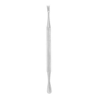 

1pc Stainless Steel Double-ended Nail Cuticle Trimmer Dead Skin Callus Remover Nail Cuticle Remover Anti-slip Manicure Pedicure De