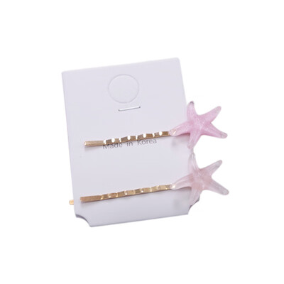 

New Girls Hair Clips Cute Shell Starfish Crown Design Hair Pin Set Children Hairpin Princess Hair Accessories