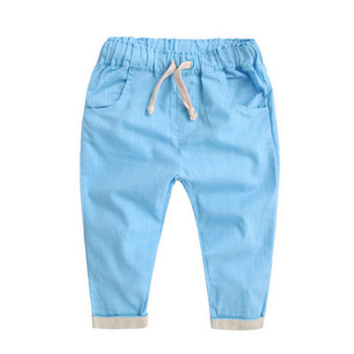 

Baby Boys girls pants new spring kids clothing cotton baby long trousers baby girl Pencil Pants baby boys girls clothing LH7s