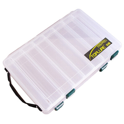 

Fishing Box Lightweight Transparent Double Sided Plastic Baits Lure Holder Boxes Fly Fishing Tackle Case Container Rules