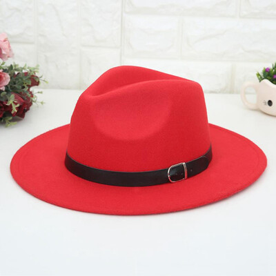 

1 Pc Warm Woolen Retro Hat Simple Plain Pattern Ladies Hat Wedding Hat