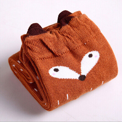 

New Design Girl Boy Cartoon Cotton Knee High Middle Tube Socks For Children Stockings Leggings